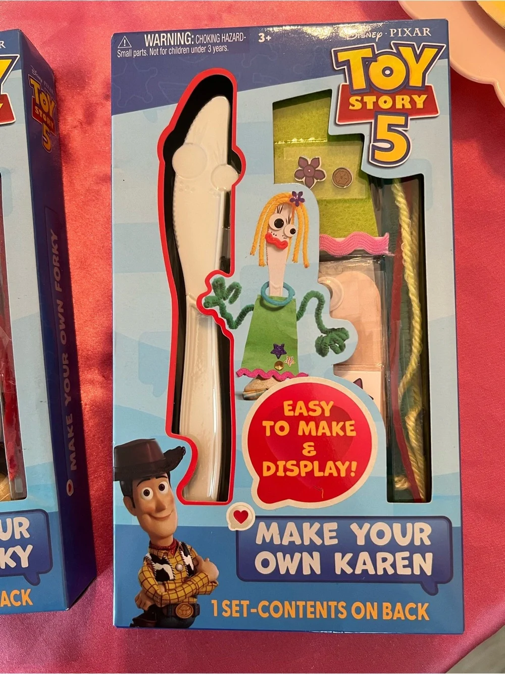 Toy Story 5 Make Your Own Forky & Karen Set - Blue Packaging